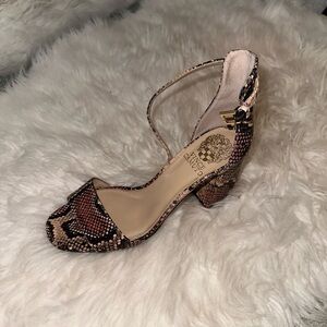 Vince Camuto snakeskin heels